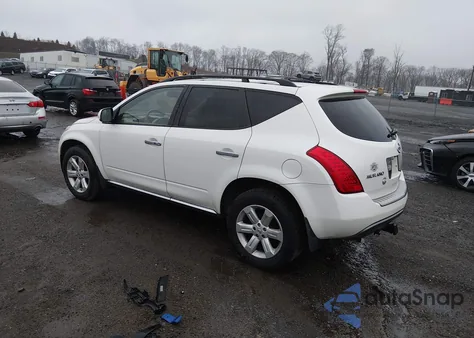 2006 Nissan Murano Sl from USA, damaged, VIN JN8AZ08W06W502231